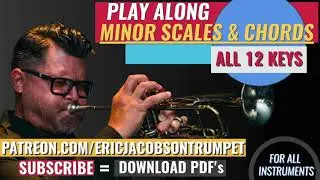 Minor Scales and Chords play along - Practice all 12 keys