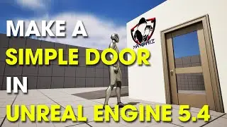 Unreal Engine 5.4.2 Beginner Tutorial - Make a Simple Door #unrealengine5 #mrwhiz #gamedevelopment