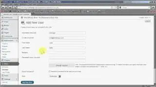 WordPress Beginner: Creating WordPress Users and User Rolls
