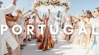 INDIAN DESTINATION WEDDING Photography | PORTUGAL HINDU WEDDING CEREMONY | BTS