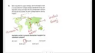 TYT Coğrafya Deneme Çözümü  7 (2022) 