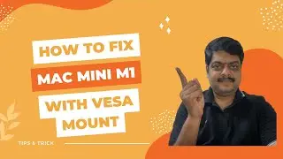 How to set up a Mac mini M1  | with VESA Mount