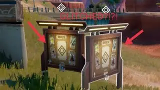 Where to find the GLITCHED Bounty Board in Fortnite!! (C3 S4)