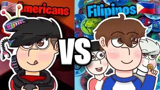 Americans VS Filipinos PART 2 (ft: Jed Animation Story, Shan PH, & OmGrad)