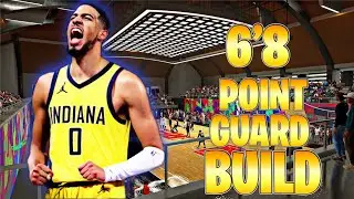 BEST 6'8 POINT GUARD BUILD NBA 2K24 NEXT GEN. HALIBURTON BUILD!!!