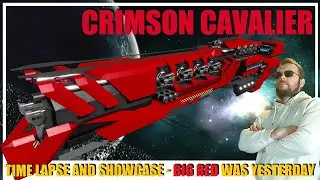 [SPACE ENGINEERS] Crimson Cavalier - Build Time Lapse and Showcase