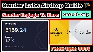 Sender Airdrop | Sender DAO Airdrop Guide | Sender DAO Airdrop Backed By Binance | Engage To Earn |