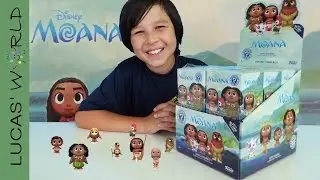 FUNKO MOANA MYSTERY MINIS FULL SET UNBOXING | EXLUSIVE DISNEY SURPRISE FIGURES & BAGS | LUCAS WORLD