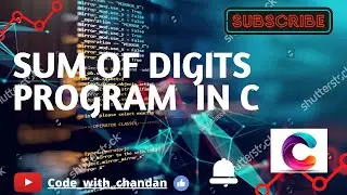 Sum Of Digits In C🔥🔥|| Sum of Digits in C Program🔥🔥 || Sum of digits In C🔥