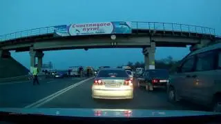 С места аварии, Анапа 9 ноября 2016
