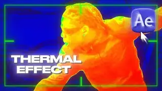 Most Realistic Thermal Camera Effect in After Effects – Easy Tutorial