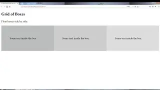 How to add boxes side by side with css