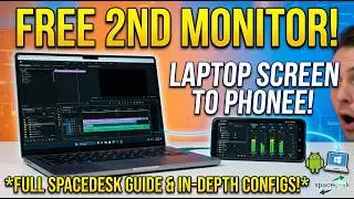 How to Use Your Android Phone as a Second Monitor for FREE (Spacedesk)
