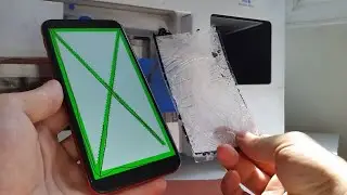 Easy way how to replace front broken glass with much damage for Samsung j6+ | ips LCD |