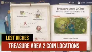 All Coin Locations, Area 2 [Lingju Pass]- Lost Riches Event Quest | Genshin Impact