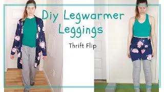DIY Leggings With Leg Warmers Attached