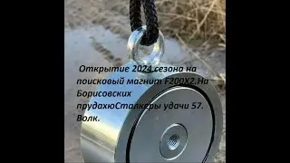 Открытие 28.02 2024 сезона,на поисковый магнит,F 200х2. На Борисовских прудах. Сталкеры  удачи 57.