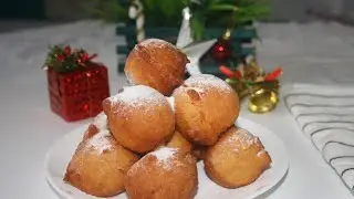 Oliebollen recept | Dutch traditional donuts| Doughnuts