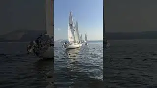 Борьба на каждом метре.Регата 