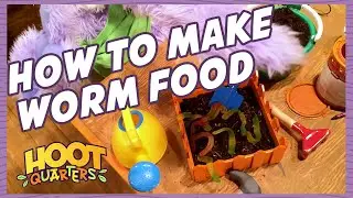 WORM FOOD! | How to make worm food for your garden