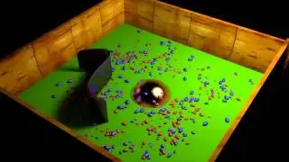 Bugs In A Box - Blender 2.65 Boids Test