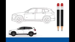 COMO DESENHAR UMA BMW X1