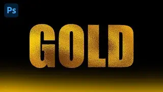 How to Create a Gold Texture for Text in Photoshop