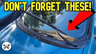 How to EASILY Replace Windshield wipers the RIGHT WAY!