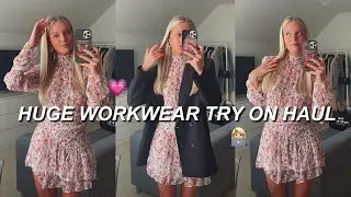 HUGE WORKWEAR TRY ON CLOTHING HAUL🤎👛 ft. Princess Polly