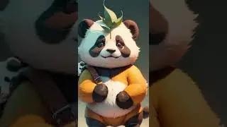 Cute Animated Cartoon Pandas #cute #cutepanda #midjourney