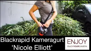 Blackrapid Kameragurt mit Lockstar Sicherheitsmanschette und Schulterpatsch  'Nicole Elliott'!
