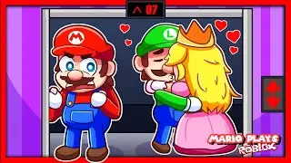 👲 ESCAPE AWKWARD ELEVATOR | Mario Plays Roblox Regretevator