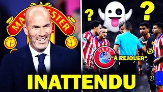 ZIDANE DISCUTE AVEC MAN UTD, LE PENALTY FANTÔME FAIT REJOUER ATLETICO MADRID 1-3 LILLE ? - ACTU FOOT