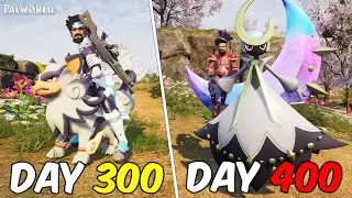 I SURVIVED 400 DAYS IN PALWORLD ( NEW UPDATE )