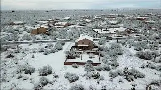 1/1/19 Tucson Snowfall - Drone Footage