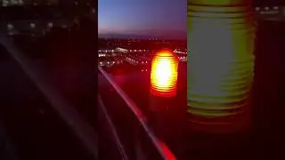 Free Climbing a 75 Meter Cooling Tower at Sunset #shorts