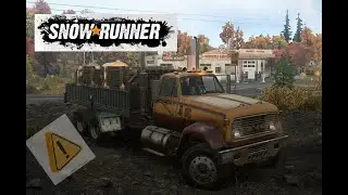 Old Bridge Reconstruction Walkthrough | Transporting Metal Planks | SnowRunner | Ep1