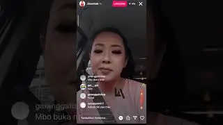 Live IG emak show imah, lagu Netizen cap sandal jepit