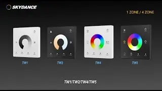 TW series Ultra-thin Wall Mounted Panel with button battery powered