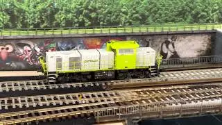 H0 Modellbahn 1:87 - Testfahrt Mehano G1000 Captrain