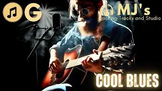 Rising Cool Blues in G | 85 bpm | Backing Track