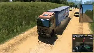 EUROTRUCK 2 COM O  VOLANTE CLONE MUITO BOM