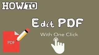 How to edit PDF document with one click - - Hindi - Urdu | 2023