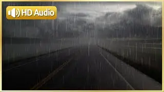 Quiet Night in the Park with Relaxing Sounds of Rain. Help Sleep, Relax, Study. #7