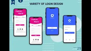 Login and Signup Page in FIGMA UI UX Design and Develop | S-1 | LAKSHMI KANTH