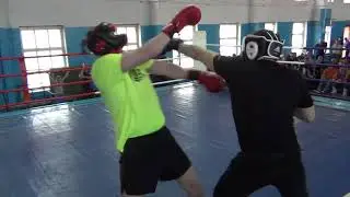 Якимов Сергей vs Левченко Денис / Спарринги по боксу, посвященные Дню Победы! / Бийск