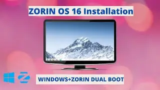 Zorin OS 16 + Windows 10 Dual Boot UEFI Tutorial | Install Zorin OS Core Along With Win10 | NCX Tech