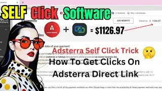 Software Self Clicking On Adsterra Direct Link | Adsterra Self Click Trick 2023