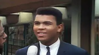Muhammad Ali & Malcolm X – RARE 1964 Interview Colorized