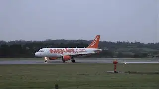 Airbus A319 - Plane Gentle Landing - Easy Jet 6236 - Berlin - Bristol